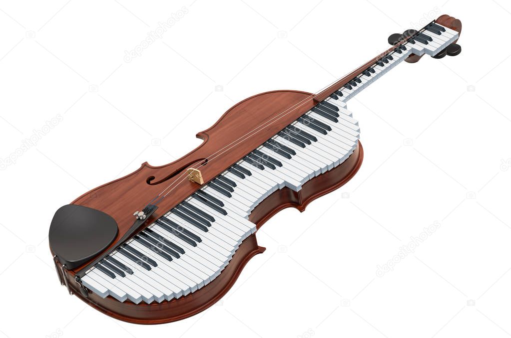 Duo violino e pianoforte durante un recital
